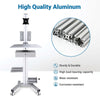 Yescom NexusX Rolling Computer Cart with Locking Metal Drawer
