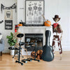 Yescom 5.6ft Skeleton Posable Halloween Decoration with Pirate, Cowboy, Day of Dead Costume