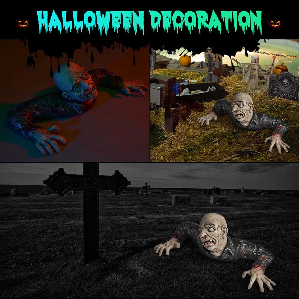 Yescom Halloween Prop Groundbreaker Graveyard Zombie