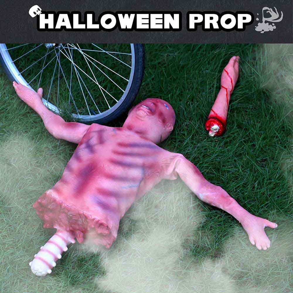 Yescom Halloween Prop Hanging Torso Half Body Image