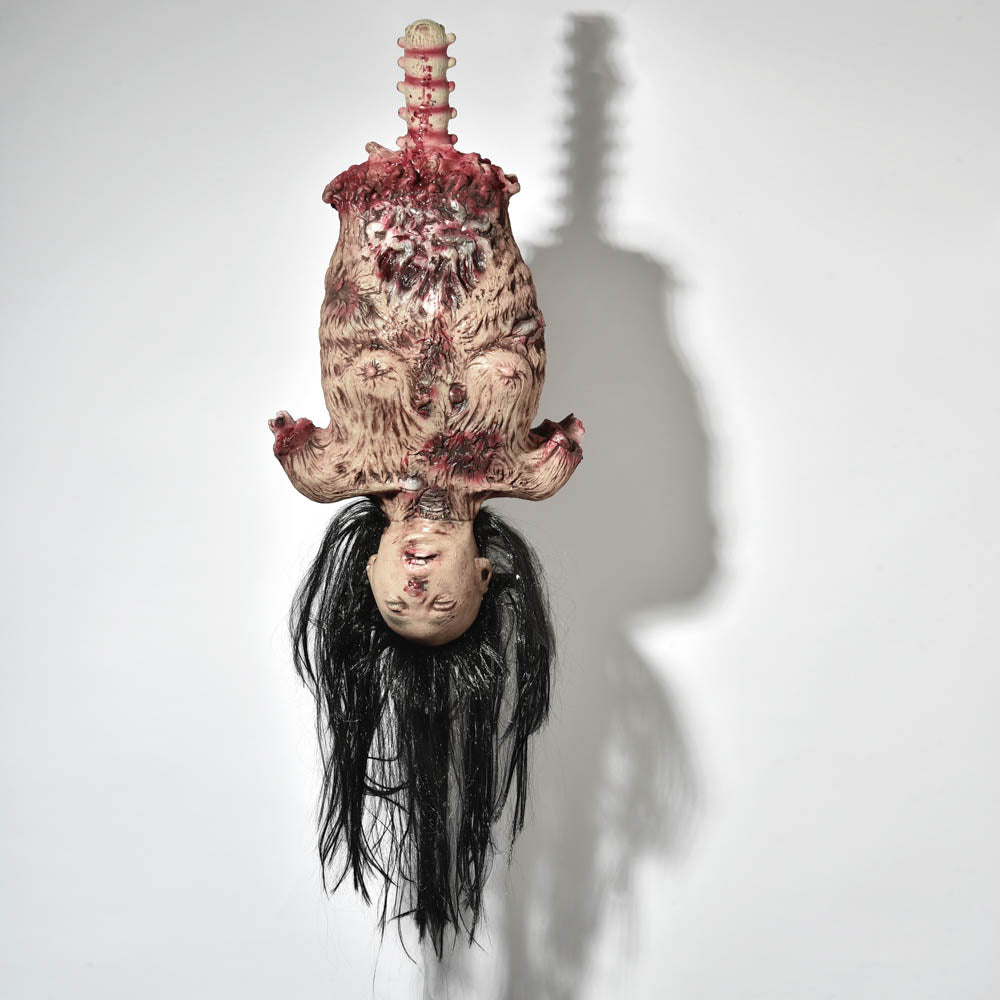 Yescom Halloween Prop Limbless Hanging Woman w/ Hair Image