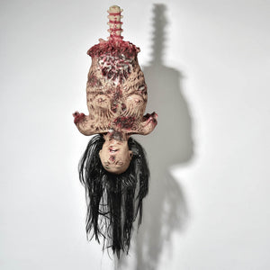 Yescom Halloween Prop Limbless Hanging Woman w/ Hair