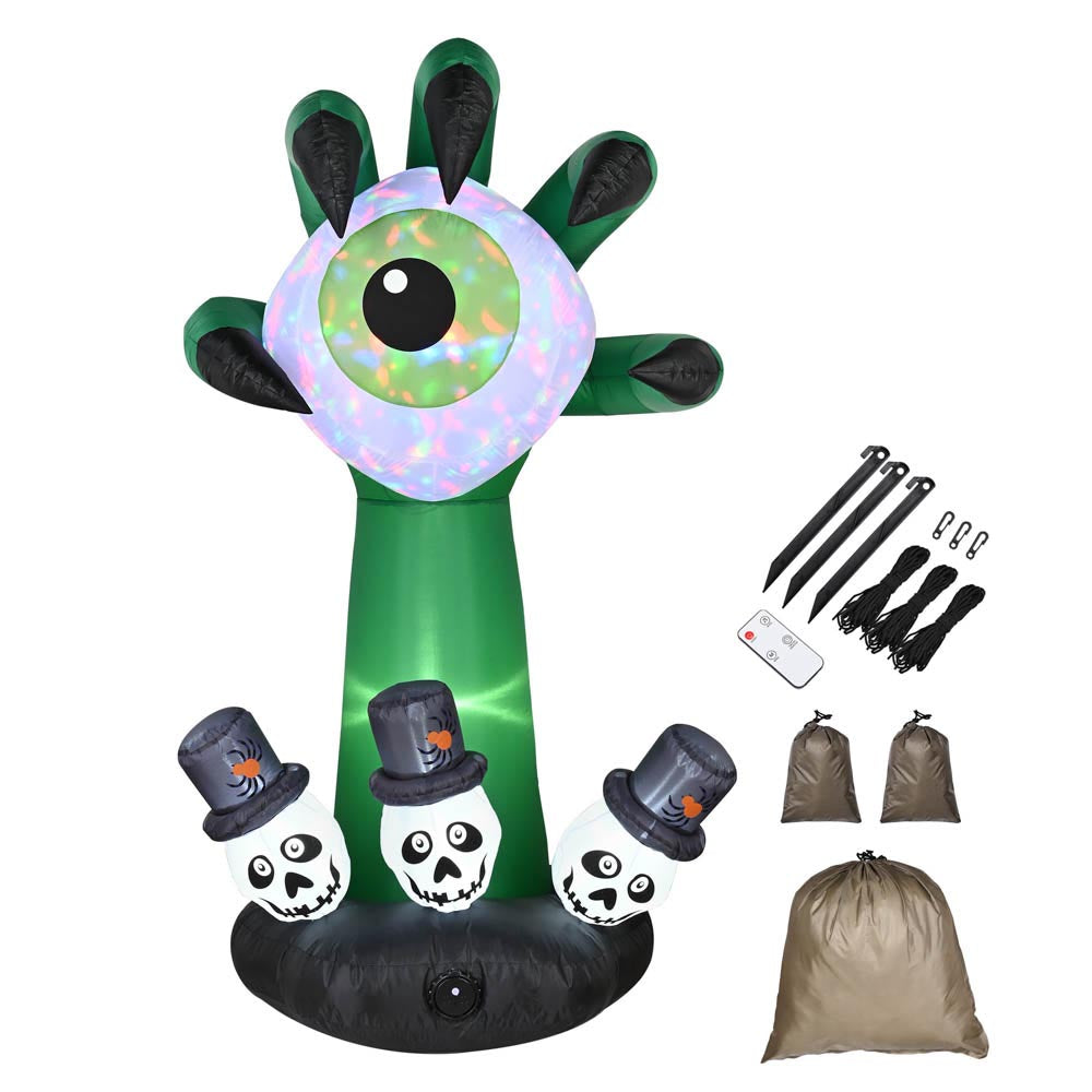 Yescom Inflatable Monster Hand Eyeball Motion Activated Sound