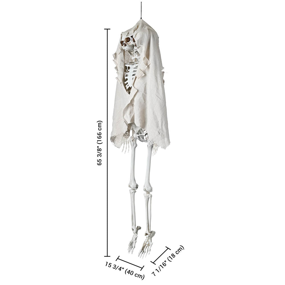 Yescom 5.4ft Poseable Skeleton Lift-Size with Two Heads Image