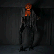 Yescom Halloween Pumpkin Scarecrow Motion & Touch Activated 7ft Image