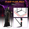 Yescom 6ft Grim Reaper Halloween Decoration Haunted House Props