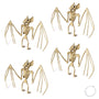 Yescom Halloween Decoration Animal Skeletons Options, Bat 4ct/pk Image