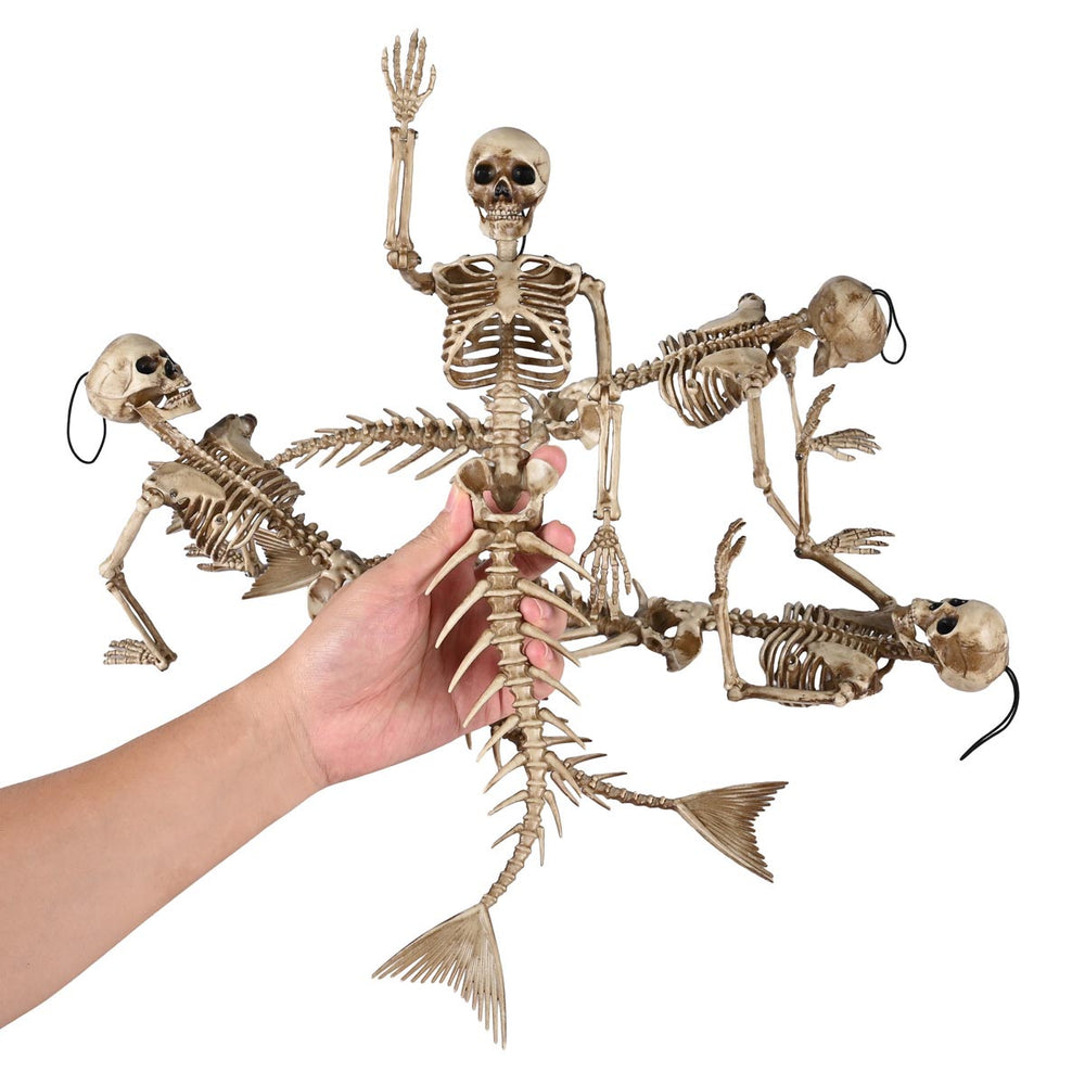 Yescom Halloween Decoration Animal Skeletons Options, Mermaid 4ct/pk Image