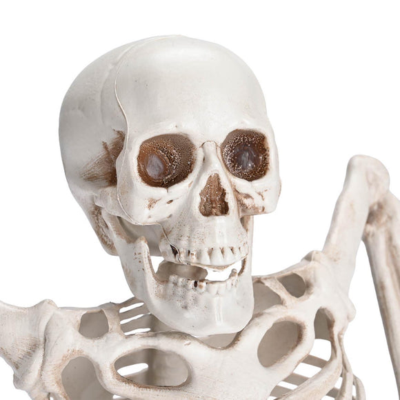 Yescom Tombstone with Groundbreaker Skeleton Halloween Animatronic Image