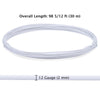 Yescom 2mm Craft Wire 12 Gauge 100ft in Black,White,Green Options