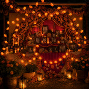 Yescom 10FT Marigold String Lights Garland Halloween Decoration, 2ct. Image