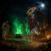 Yescom 5.6Ft Halloween Posable Skeletons with Vulture & Owl Combo