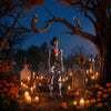 Yescom 5.6Ft Halloween Skeleton Set - Cowboy with Vulture & Owl