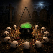 Yescom 12ct. Halloween Skulls with Cauldron Combo Image
