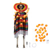 Yescom 5.6Ft Posable Halloween Skeleton with Marigold Fairy Lights
