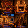 Yescom 2-Pack Marigold String Lights with S-Hooks, Battery Operated