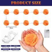 Yescom 2-Pack Marigold String Lights with S-Hooks, Battery Operated Image