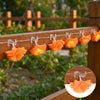 Yescom 2-Pack Marigold String Lights with Magnetic U-Clips, Battery Operated