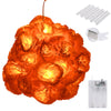 Yescom 2-Pack Marigold String Lights with Magnetic U-Clips, Battery Operated
