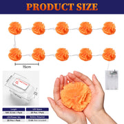 Yescom 2-Pack Marigold String Lights with Magnetic U-Clips, Battery Operated Image