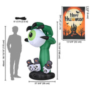 Yescom 6Ft Inflatable Monster Hand with Eyeball & Garden Flag Combo Image