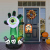Yescom 6Ft Inflatable Monster Hand with Eyeball & Garden Flag Combo