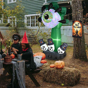 Yescom 6Ft Inflatable Monster Hand with Eyeball & Garden Flag Combo Image
