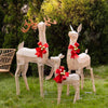 Yescom Outdoor Lighted Christmas Reindeer Family 3pcs