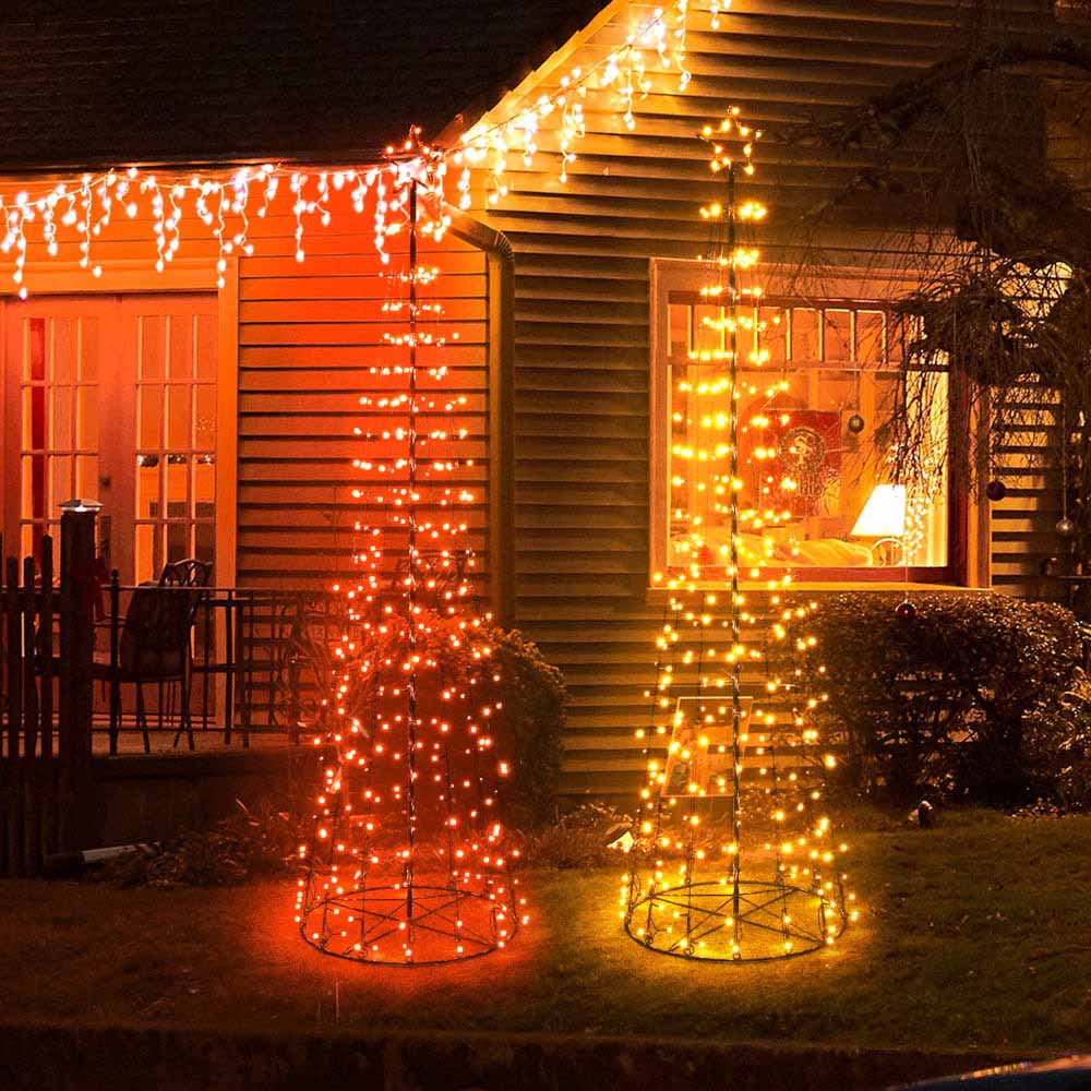 Yescom Light Show Christmas Tree Multicolor Bluetooth APP Control Image