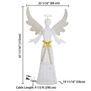 Yescom 5.6ft Outdoor Christmas Angel Large Yard Decorations Image