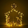 Yescom Pre-Lit Nativity Scene Xmas Decoration Holy Family 4ft 108 LEDs