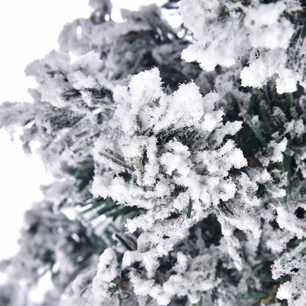 Yescom 3 feet White Flocked Christmas Tree Decor Image