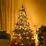 Yescom 7.5 feet White Flocked Christmas Tree Decor Image