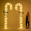 Yescom 8ft LED Large Candy Canes Lawn Outdoor Decorations