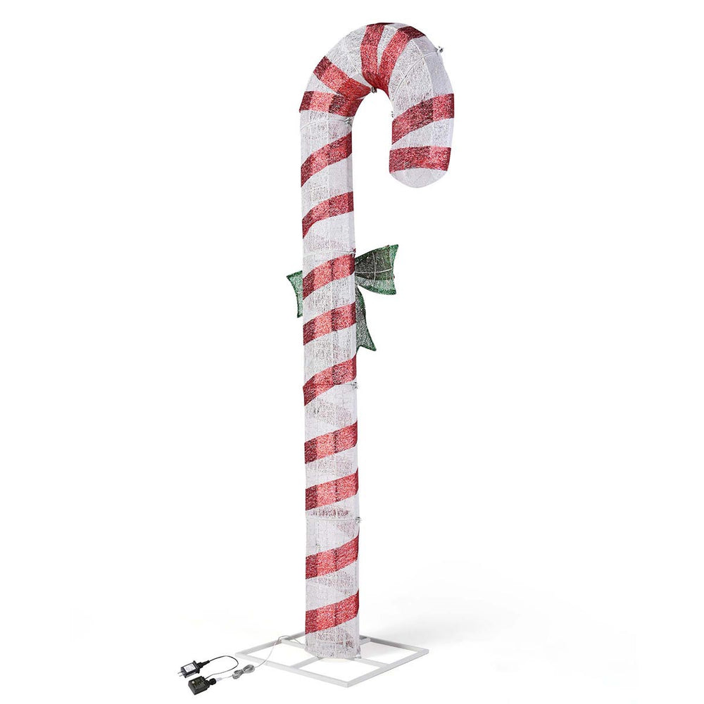 Yescom 8ft LED Large Candy Canes Lawn Outdoor Decorations Image