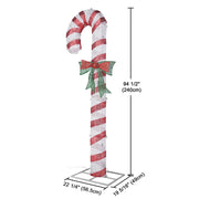 Yescom 8ft LED Large Candy Canes Lawn Outdoor Decorations Image
