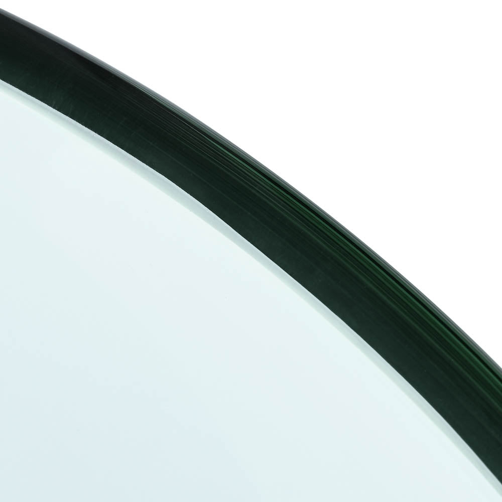 Aquaterior 16" Round Bathroom Glass Vessel Sink Bowl Lavatory Basin