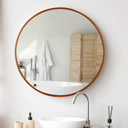 Yescom Round Framed Bathroom Mirror Wall-mounted Image