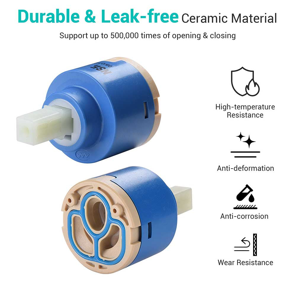 Aquaterior Leak-free Ceramic Cartridge Replacements 4CM