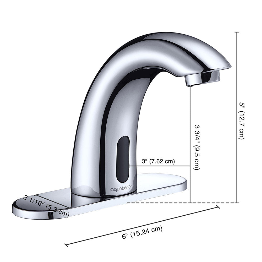 Yescom 5" Motion Sensor Touchless Bathroom Faucet Image