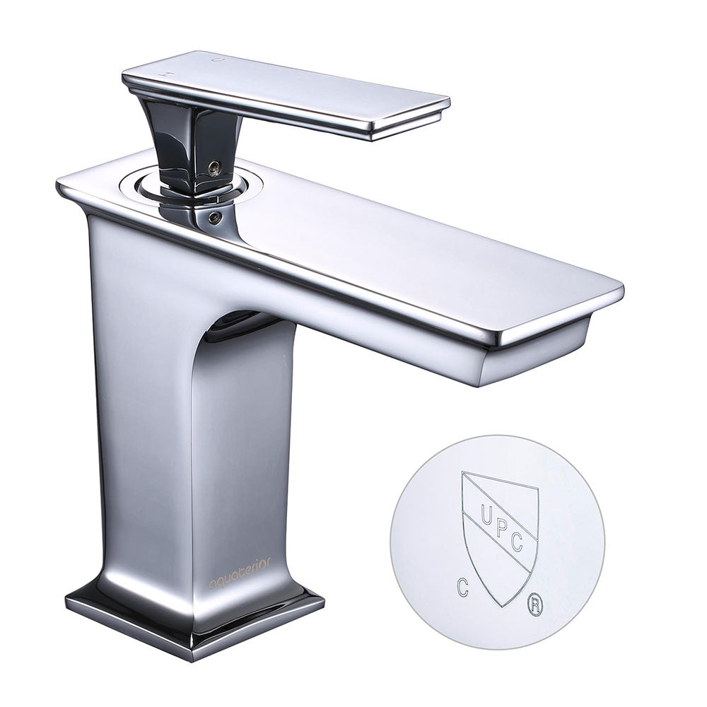 Yescom Bathroom Sink Faucet 1-Handle Cold & Hot, 6.7"H Image