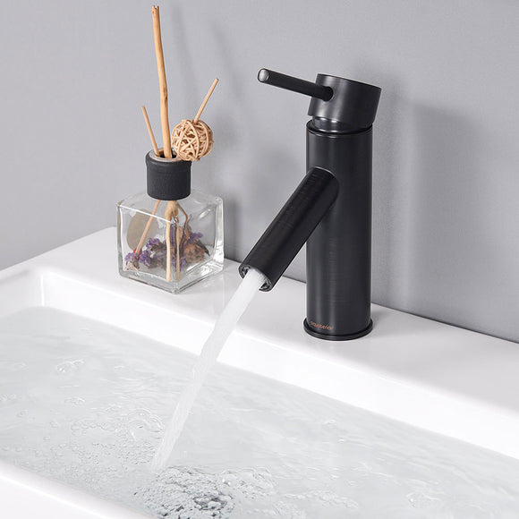 Yescom Bathroom Faucet Single Hole 1-Handle Cold Hot 7.5
