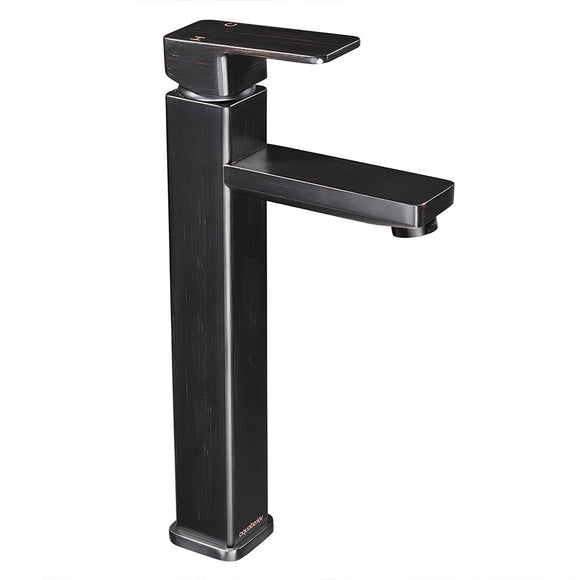 Yescom Bathroom Vessel Faucet Square Cold & Hot 11.8