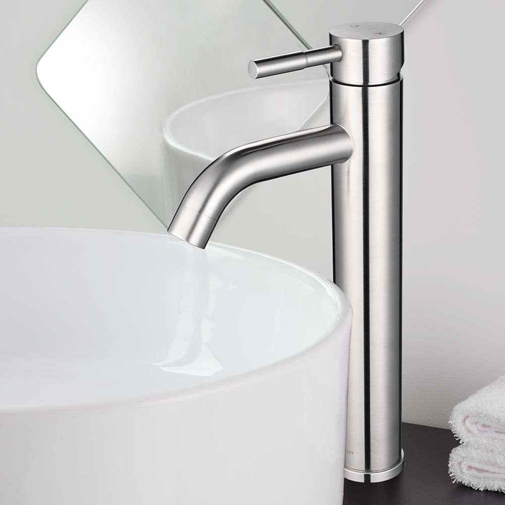 Yescom 12" Bathroom Bar Sink Vessel Faucet Finish Options