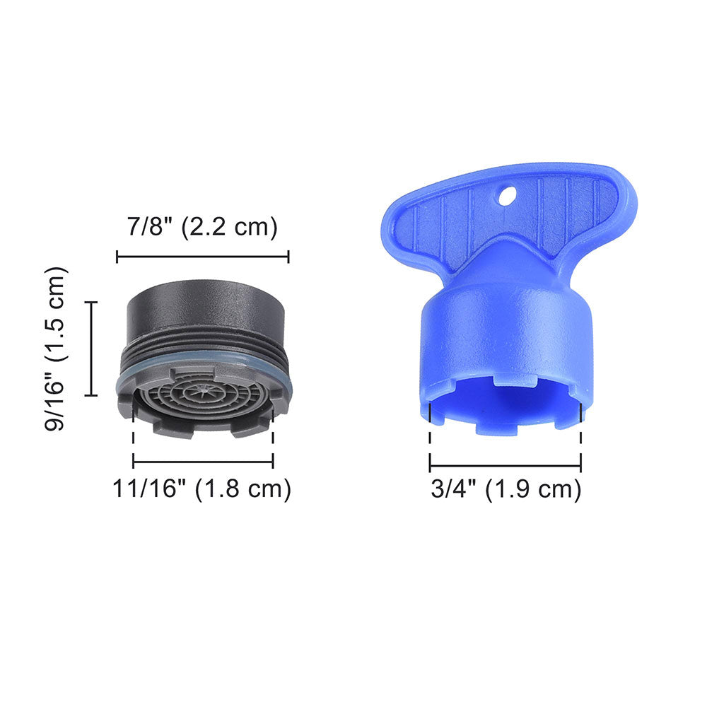Aquaterior 1.8GPM Faucet Aerator & Aerator Key – yescomusa