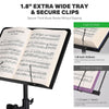Yescom Orchestra Stand Sheet Music Holder for School Bands & Studios