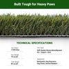 Yescom Commercial Artificial Turf for Pet Facility Runs 15'x Cut-to-Length