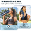Yescom Stainless Steel Water Bottle with Fan Keeps Water Cold for 24hours