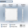 Yescom 2'x2' LED Panel Selectable Commercial LED Troffer (15W-40W) ETL Listed