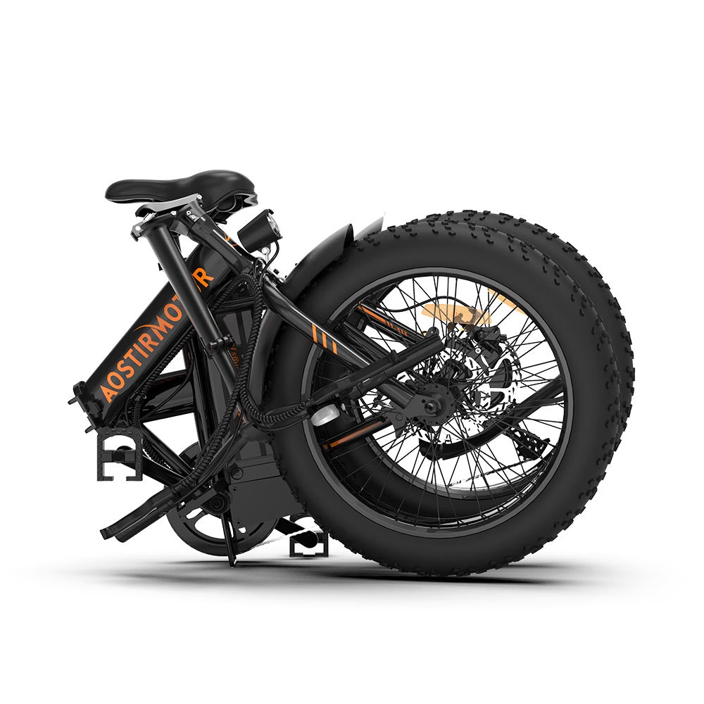 Yescom 20 Inch Folding Electric Bike Fat Tire E-bike 36V 500W Image